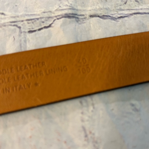 MARTIN DINGMAN ITALIAN SADDLE LEATHER EQUESTRIAN SADDLE LEATHER LINING BELT 40 - Picture 7 of 10